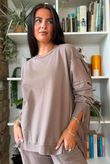 Lagen Chill Sweatshirt Mocha 